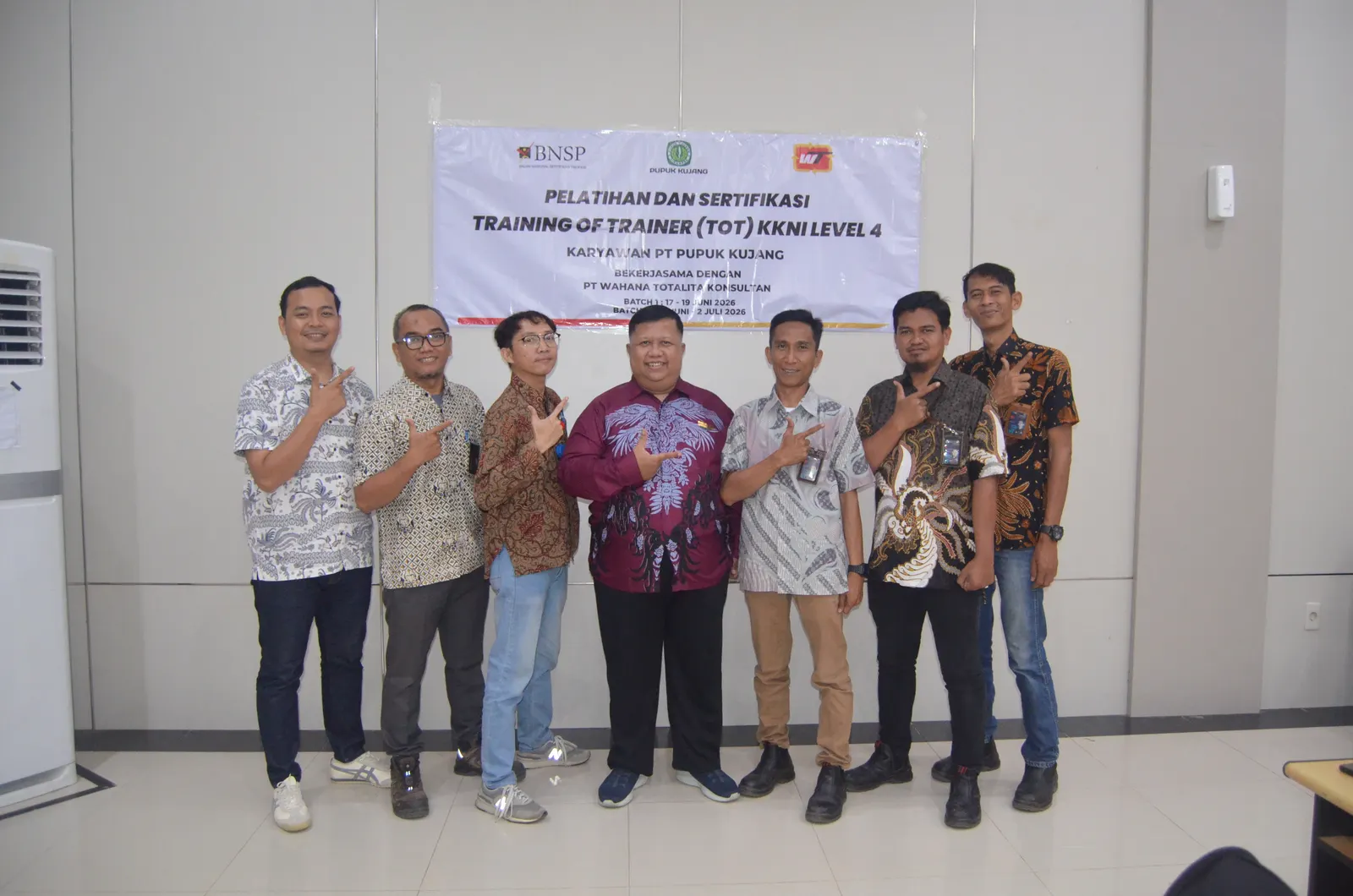 Dokumentasi pelatihan K3 Wahana Totalita